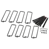 Akcesoria do szaf serwerowych - APC AR7707 Uchwyt do zarz. kablami 8 SX750mm 8sztuk w zestawie - miniaturka - grafika 1