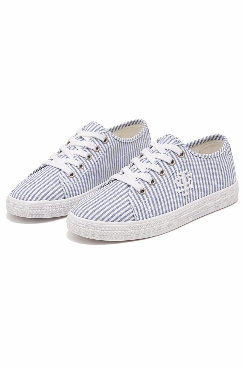 TOMMY HILFIGER DAMSKIE TRAMPKI W PASKI Z LOGO NA BOKU 38 1I3A