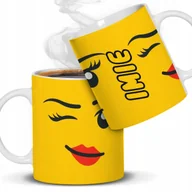 Kubki - Kubek Biały LUDZIK KLOCKI *TWOJE IMIĘ* Minecraft Prezent Dla Dziecka Wz - miniaturka - grafika 1