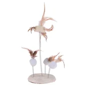 Zabawki dla kotów - Storagesolutions Zabawka dla kota 14 x 33 cm z piórkami 8719987387791 - miniaturka - grafika 1