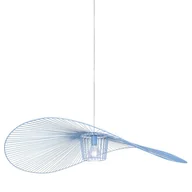 Lampy sufitowe - Mdeco Druciana LAMPA wisząca K-KAPELUSZ NIEBIESKA industrialny ZWIS druciany do salonu K-KAPELUSZ NIEBIESKA - miniaturka - grafika 1