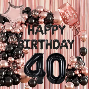 ŚCIANKA BALONY ZESTAW BALONÓW NA 40 URODZINY RÓZOWE ZŁOTO GOLD ROSE 78SZT - Balony i akcesoria ŚCIANKA BALONY ZESTAW BALONÓW NA 40 URODZINY RÓZOWE ZŁOTO GOLD ROSE 78SZT - Balony i akcesoria - miniaturka - grafika 1