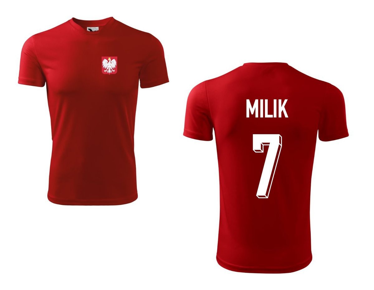 Treningowa Koszulka POLSKA MILIK 7 jr