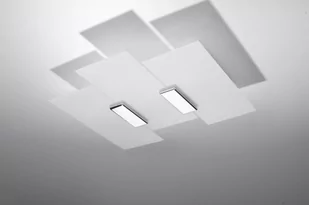 Sollux Lighting Plafon FABIANO TANGERINE - Oprawy, klosze i abażury - miniaturka - grafika 1