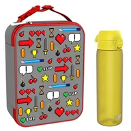 Lunch boxy - Zestaw Śniadaniowy Do Przedszkola Ion8 Game 2: Lunchbag I8Lbggame I Butelka Ion8 I8Rf500Yel - miniaturka - grafika 1