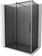Kabiny prysznicowe - Mexen Velar kabina prysznicowa rozsuwana 160x90 cm, grafit, gun gray szczotkowany - 871-160-090-41-66 - miniaturka - grafika 1