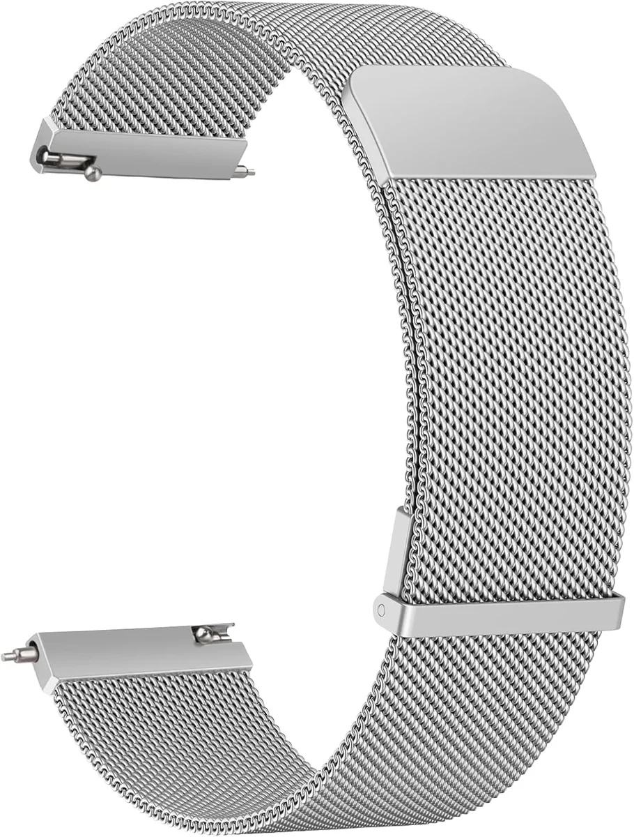 PASEK 22MM STALOWY PASEK DO ZEGARKA BRANSOLETA METALOWA MOCNA ELASTYCZNA