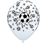 Balony i akcesoria - Qualatex Balony "Piłka Nożna", QUALATEX, 11", 6 szt 18062 - miniaturka - grafika 1