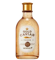 Toniki i hydrolaty do twarzy - Skinfood Gold Caviar Ex Toner 145ml - miniaturka - grafika 1