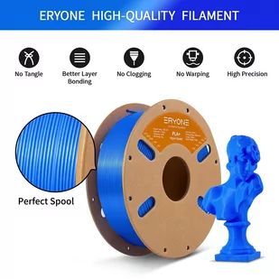 ERYONE 1.75mm High Speed PLA  3D Printing Filament 1KG Blue - Filamenty i akcesoria do drukarek 3D - miniaturka - grafika 4