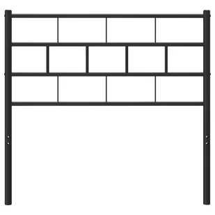 Metalowe wezgłowie, czarne, 75 cm Lumarko! - Inne meble do sypialni - miniaturka - grafika 4
