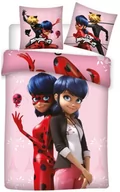 Pościel dla dzieci - Oryginalna pościel z bawełny Miraculous 140 x 200 cm + 65 x 65 cm - miniaturka - grafika 1