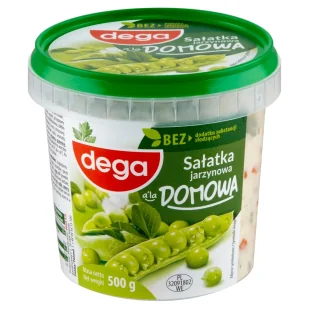 dega Sałatka jarzynowa a'la domowa 500 g - Konserwy i dania rybne - miniaturka - grafika 1