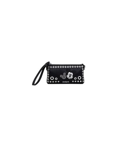 Desigual MONE_Mickey Rock Dortmund, Bi-Fold Wallet Women's, 0, Kolor: czarny, 0