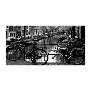 Foto obraz szklany Rowery Amsterdam - Obrazy i zdjęcia na płótnie - miniaturka - grafika 1