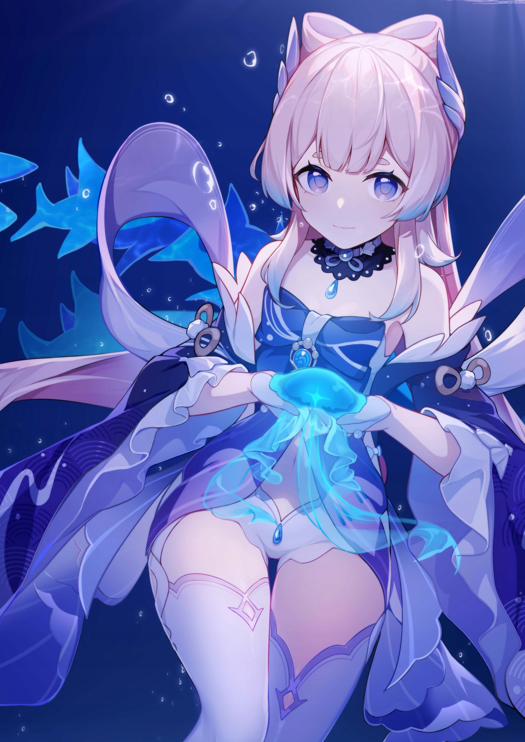 Plakat A1 Genshin Impact Sangonomiya Kokomi