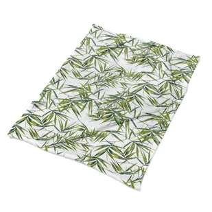 Kolorowy kocyk pled narzuta Egzotyczne liście eco, Fabricsy - Koce - miniaturka - grafika 1