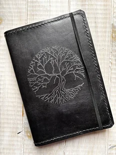 Skórzana okładka na notes/ kalendarz - Notesy i bloczki - miniaturka - grafika 1