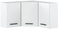 Szafki kuchenne - szafka kuchenna wisząca narożna nowoczesna modułowa 90cm blande biała mat - miniaturka - grafika 1