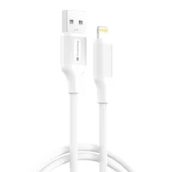 Kable USB - Nowy Kabel Encore Energy Usb-A / Lightning Przewód Do Ładowania I Transferu Danych 100Cm Biały Md-Dtal1W - miniaturka - grafika 1