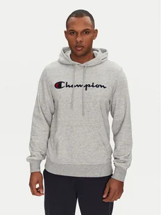 Champion Bluza 220726 Szary Slim Fit - Bluzy męskie - miniaturka - grafika 1