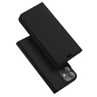 Etui i futerały do telefonów - Dux Ducis Skin Pro kabura etui pokrowiec z klapką iPhone 12 Pro / iPhone 12 czarny - miniaturka - grafika 1