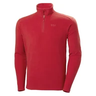Bluzy męskie - Męski Polar HELLY HANSEN DAYBREAKER 1/2 ZIP FLEECE 50844_163 – Czerwony - miniaturka - grafika 1
