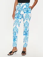 Spodnie damskie - Marciano Guess Spodnie materiałowe 4GGB03 7247Z Kolorowy Slim Fit - miniaturka - grafika 1