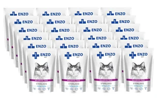 ENZO VET Sterilised dieta dla kotów sterylizowanych z indykiem w galaretce 24x100g - Mokra karma dla kotów - miniaturka - grafika 1