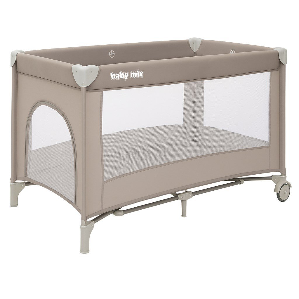 Łóżeczko Turystyczne Baby Mix Simple Beżowe