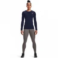 Spodnie sportowe damskie - Damskie legginsy treningowe Under Armour UA Cg Authentics Legging - szare - UNDER ARMOUR - miniaturka - grafika 1