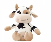 Maskotki i pluszaki - MASKOTKA PLUSZAK PRZYTULANKA KRÓWKA KROWA DLA DZIECI 35 CM PLUSZOWA ZABAWKA - miniaturka - grafika 1