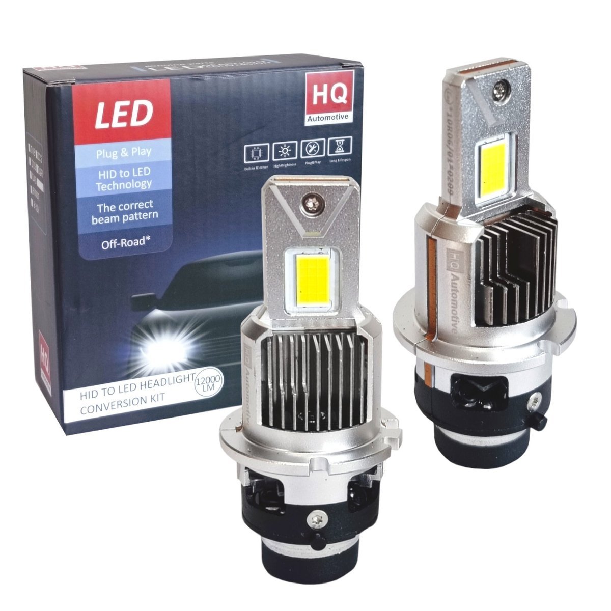 D2s Led Xenon Żarnik Plug&play Dopasowane 1:1 Kompaktowe 6000k Canbus