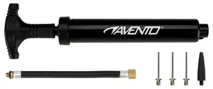 Avento Pompka ręczna z wężykiem do piłek Double Action Avento 45PC-BLK - Pompki rowerowe - miniaturka - grafika 1