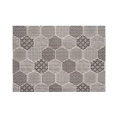 Maty antypoślizgowe - Mata łazienkowa Marino 45 x 65 cm wzór szary wielokolorowy - miniaturka - grafika 1