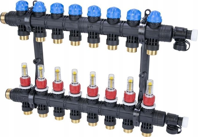 Afriso rozdzielacz ProCalida EF1 K 8 obiegów grzewczych, G1