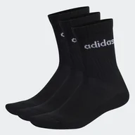 Skarpetki męskie - Skarpety za kostkę ADIDAS C LIN CREW 3P IC1301 – Czarny - miniaturka - grafika 1