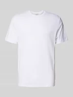 Koszulki męskie - T-shirt z wyhaftowanym logo model ‘SUPIMA’ - miniaturka - grafika 1