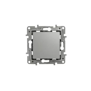 Legrand Łącznik schodowy Niloe Selection 762301 pojedynczy 10AX stal - Kostki, złączki, wtyczki - miniaturka - grafika 1