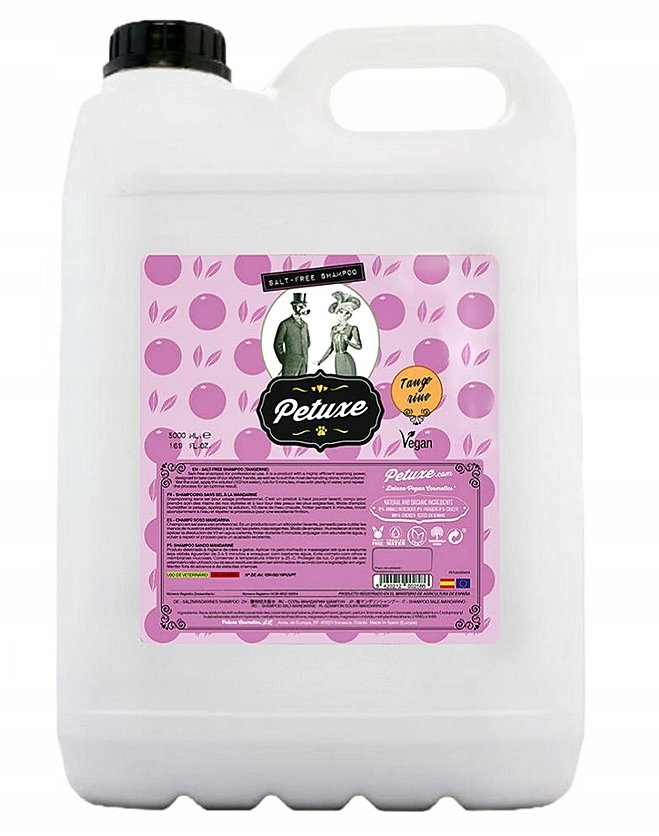 Petuxe Salt-free, szampon z prowitaminą B5 Bańka 5L