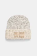 Czapki damskie - Napapijri czapka z domieszką wełny F-Baita kolor beżowy NP0A88Y3N1J1 - miniaturka - grafika 1