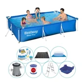 Baseny ogrodowe - Bestway Steel Pro 300x201x66 cm Prostokątny - 8-częściowy - Basen wraz z akcesoriami - miniaturka - grafika 1