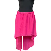 Spódnice - Vila Spódnica Midi Wygodna Stylowa Wytrzymała Różowa Rozmiar L - miniaturka - grafika 1