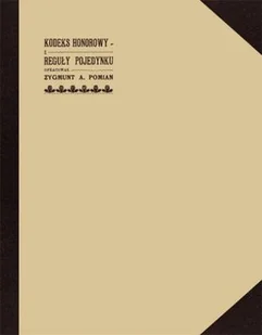 Kodeks Honorowy i Reguły Pojedynku - dostępny od ręki, wysyłka od 2,99 - Opowiadania - miniaturka - grafika 2
