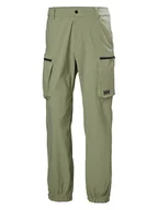Spodnie sportowe damskie - Helly Hansen Spodnie funkcyjne "Move" - Regular fit - w kolorze zielonym - miniaturka - grafika 1