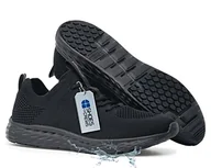 Skarpetki dla dzieci - Buty do Crews EVERLIGHT buty ochronne damskie czarne buty dla kobiet, buty ochronne do pracy antypoślizgowe buty - miniaturka - grafika 1