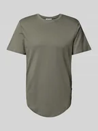 Koszulki męskie - T-shirt z detalem z logo model ‘MATT’ - miniaturka - grafika 1