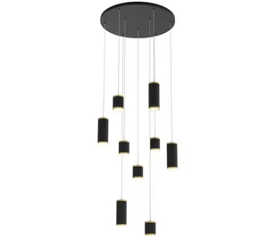 Wofi 5003-904 - LED Żyrandol ściemnialny na lince TOULOUSE LED/57W/230V czarne/złoty - Lampy sufitowe - miniaturka - grafika 1