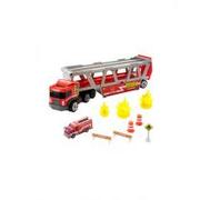 Samochody i pojazdy dla dzieci - MATCHBOX transporter wóz strażacki HHJ12 *** Mattel - miniaturka - grafika 1