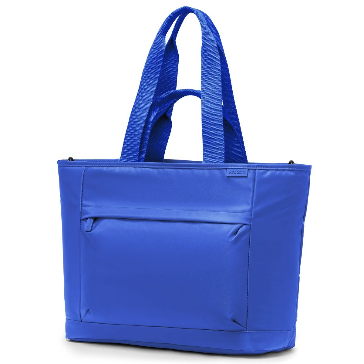 Torba tote z miejscem na laptopa niebieska